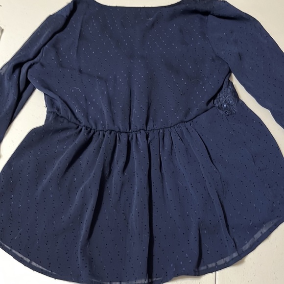 Mason & Belle navy empire waist top. small - Picture 4 of 10